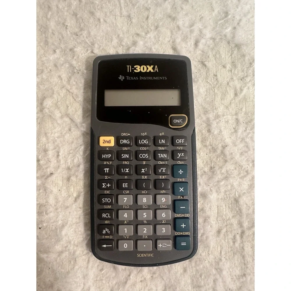 Texas Instruments TI-30Xa Scientific Calculator - With Cover